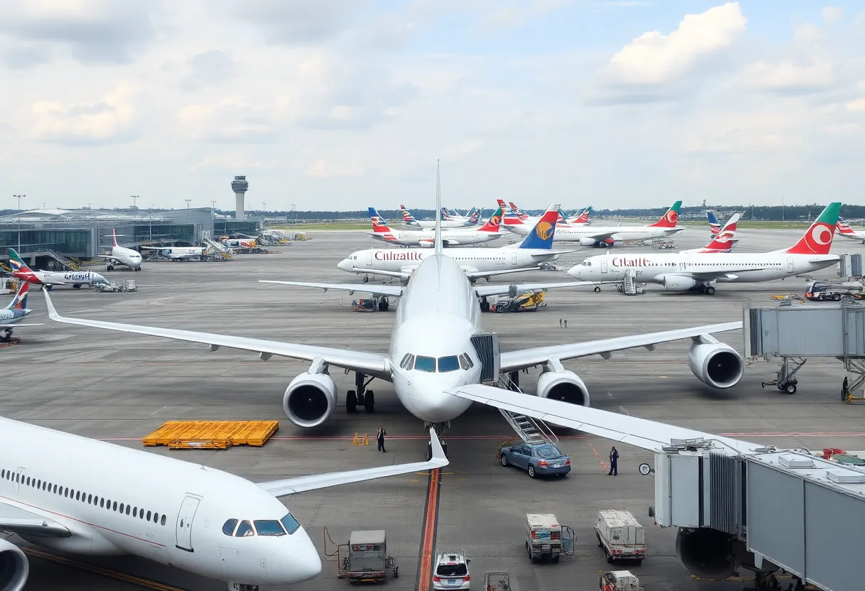 Planes at Hartsfield-Jackson Atlanta International Airport