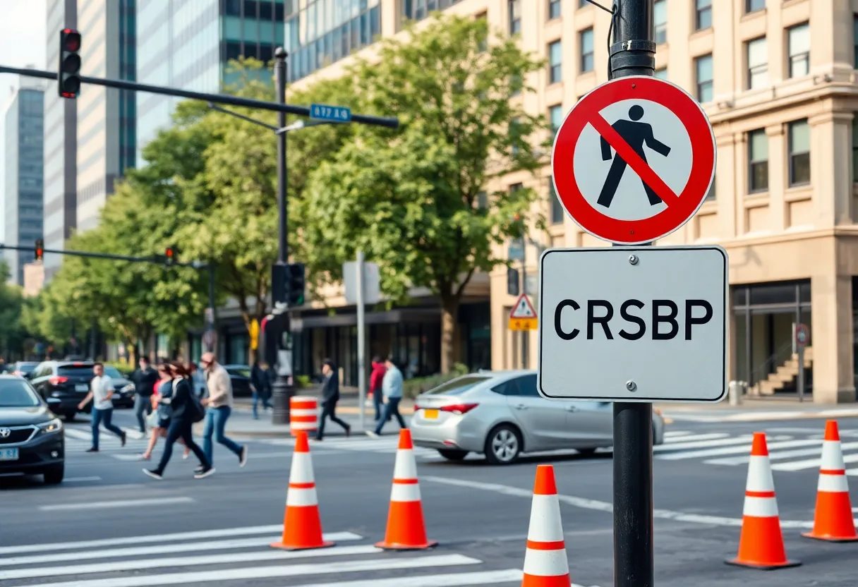 Scene of a hit-and-run incident at a busy intersection in Brookhaven, GA
