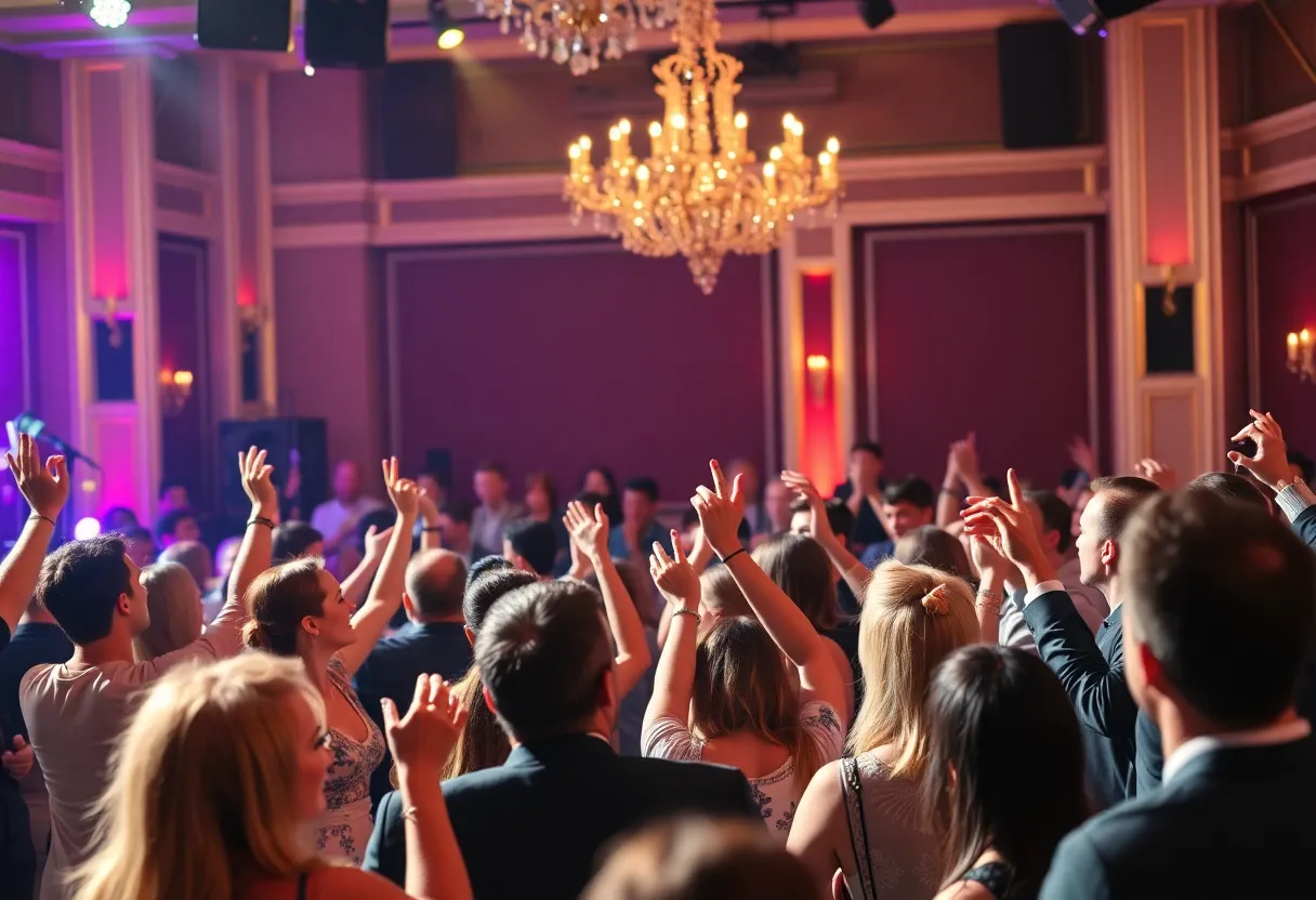 Attendees celebrating at the IEBA Awards ceremony