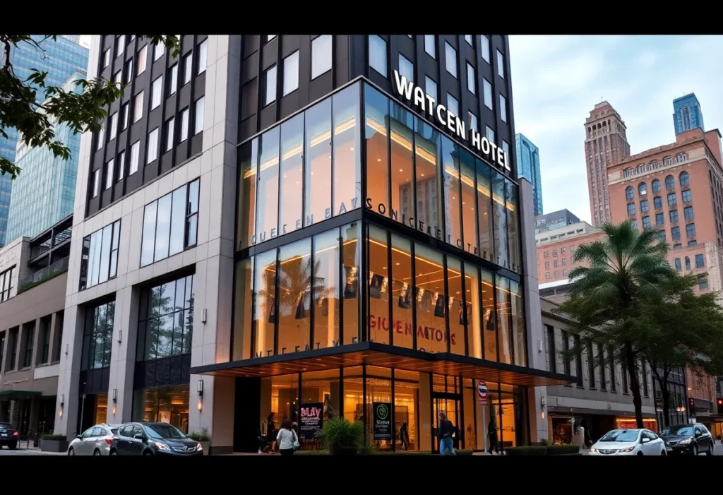 Conceptual rendering of Marriott Hotel Atlanta