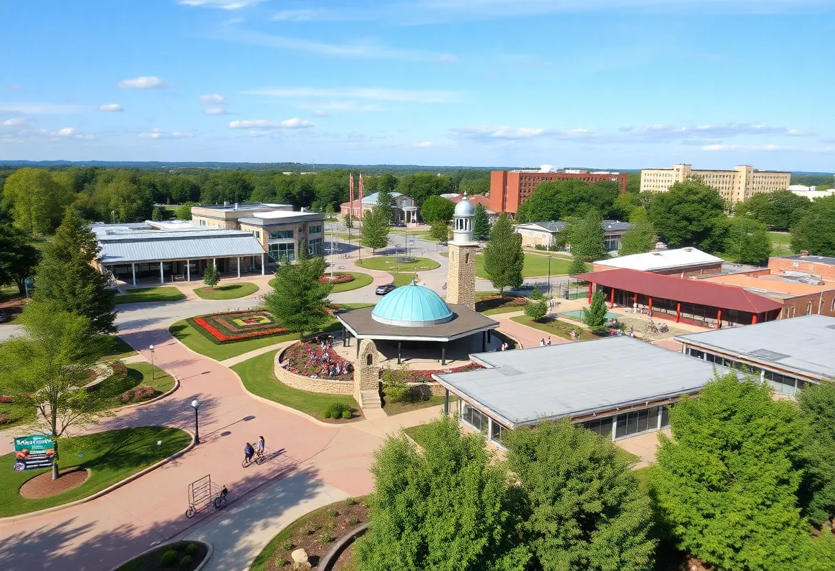 A family enjoying activities in Newnan, GA, including parks and museums.