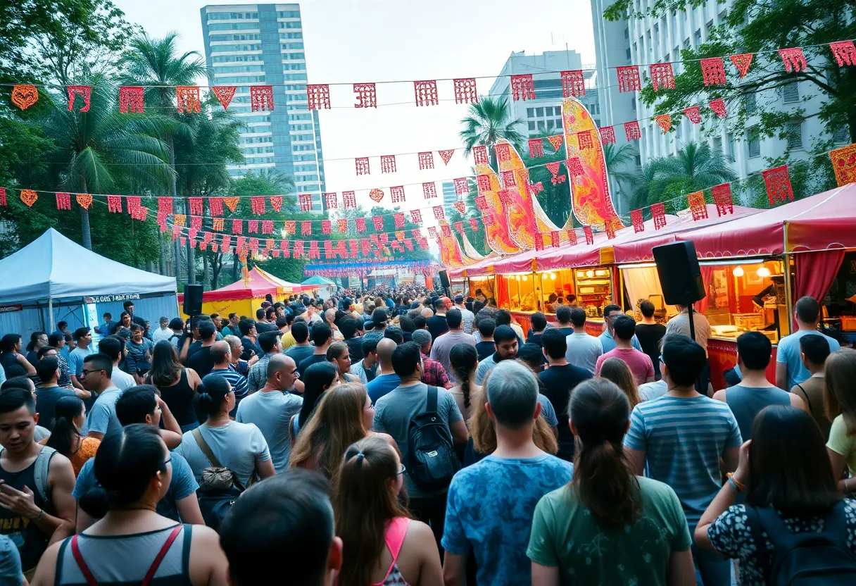 Crowd enjoying the ONE Musicfest at Piedmont Park in Atlanta
