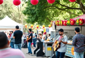 Festival celebrating Latinx culture in Atlanta with music and food
