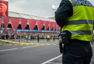 Police investigating a robbery incident near Mercedes-Benz Stadium