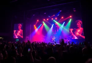 Live concert of Set It Off with fans enjoying the performance