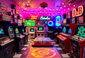 Colorful gaming hub at DreamHack Atlanta