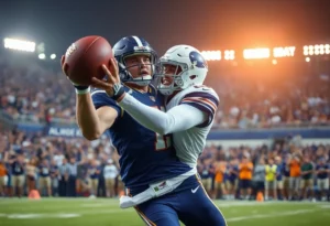 Atlanta Falcons safety Xavier Watts making an interception