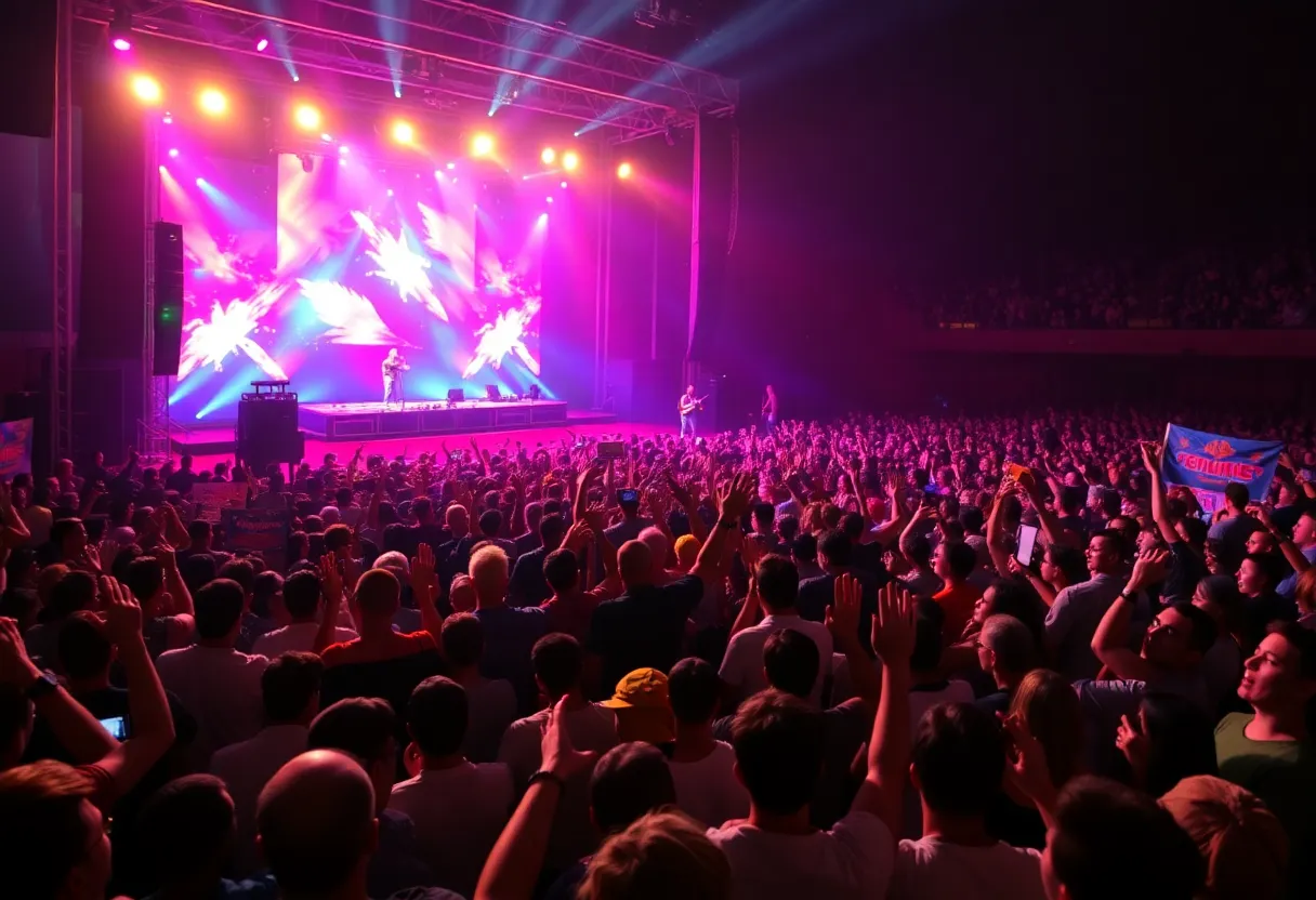 Audience at Young Thug benefit concert