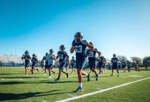 Atlanta Falcons practicing for Week 17 game against the Rams