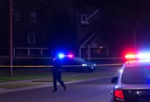 Atlanta police investigation at a residential area