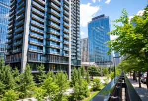 New luxury condominium tower in Midtown Atlanta