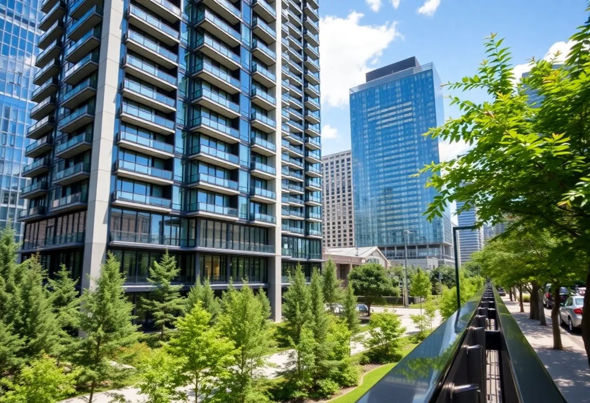 New luxury condominium tower in Midtown Atlanta