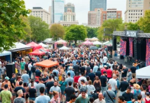 Crowd at ONE Musicfest 2025 in Piedmont Park, Atlanta