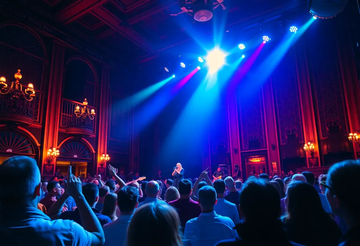 Widespread Panic concert crowd at The Fox Theatre