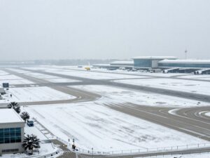 Hartsfield-Jackson Atlanta International Airport recovering from a winter storm