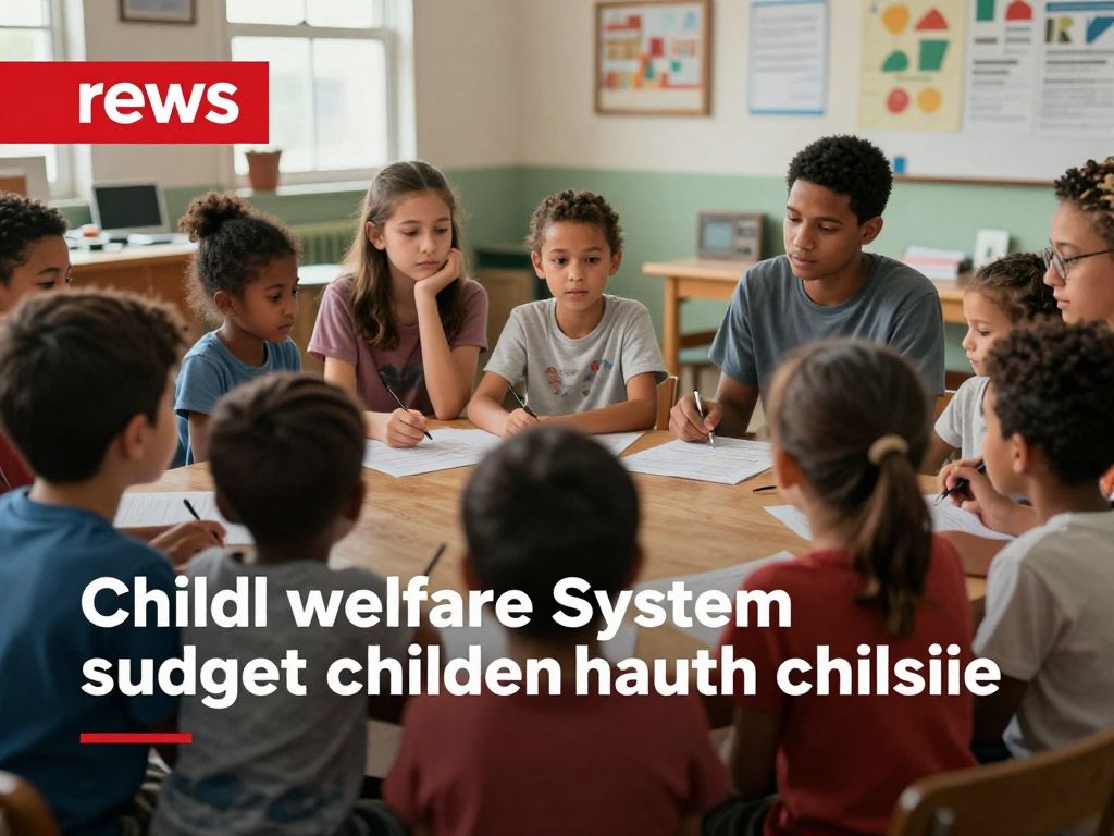 Graphic depicting the funding challenges facing Georgia's child welfare system.