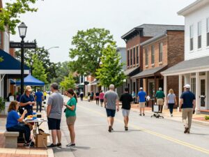 Street view of new businesses in Cobb County
