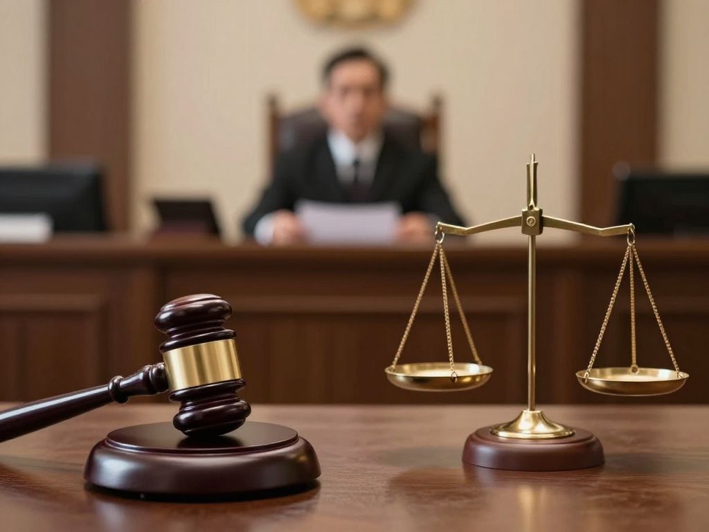 Courtroom scene related to pandemic fraud cases