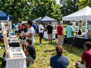 Local artists showcase their work in Dunwoody community event.