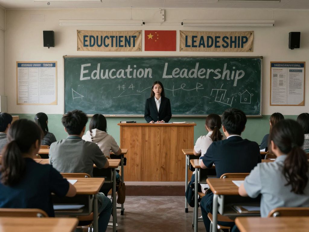 Empty classroom representing challenges in educational leadership