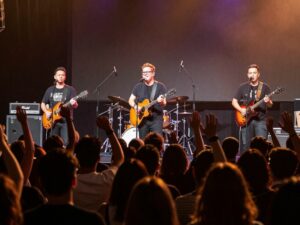 Audience enjoying ELO tribute band concert at MadLife Stage & Studios
