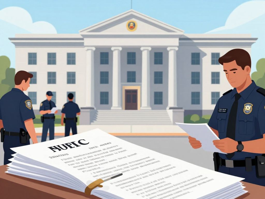 FBI agents executing a search warrant at Fulton County elections warehouse