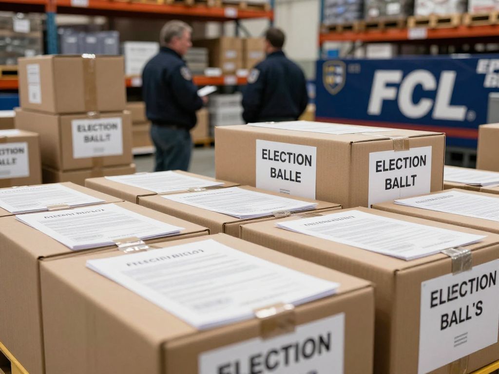 Federal agents seizing election ballots in Georgia