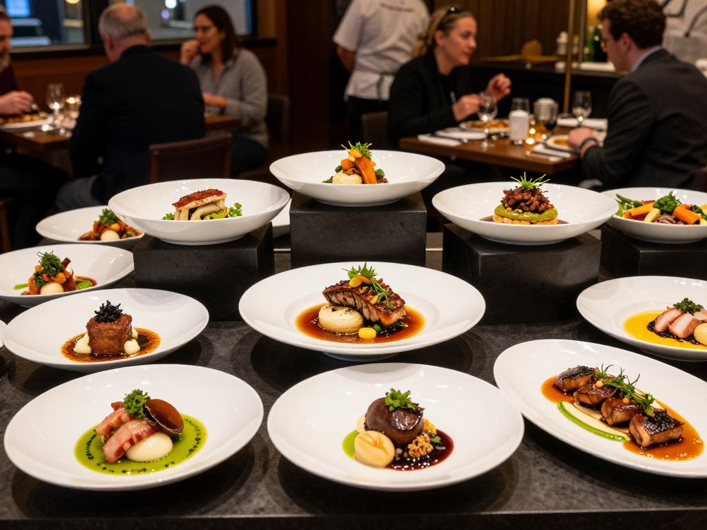 Cover of the Fearless Innovation Cookbook Volume Two featuring vibrant dishes from Atlanta's culinary scene.