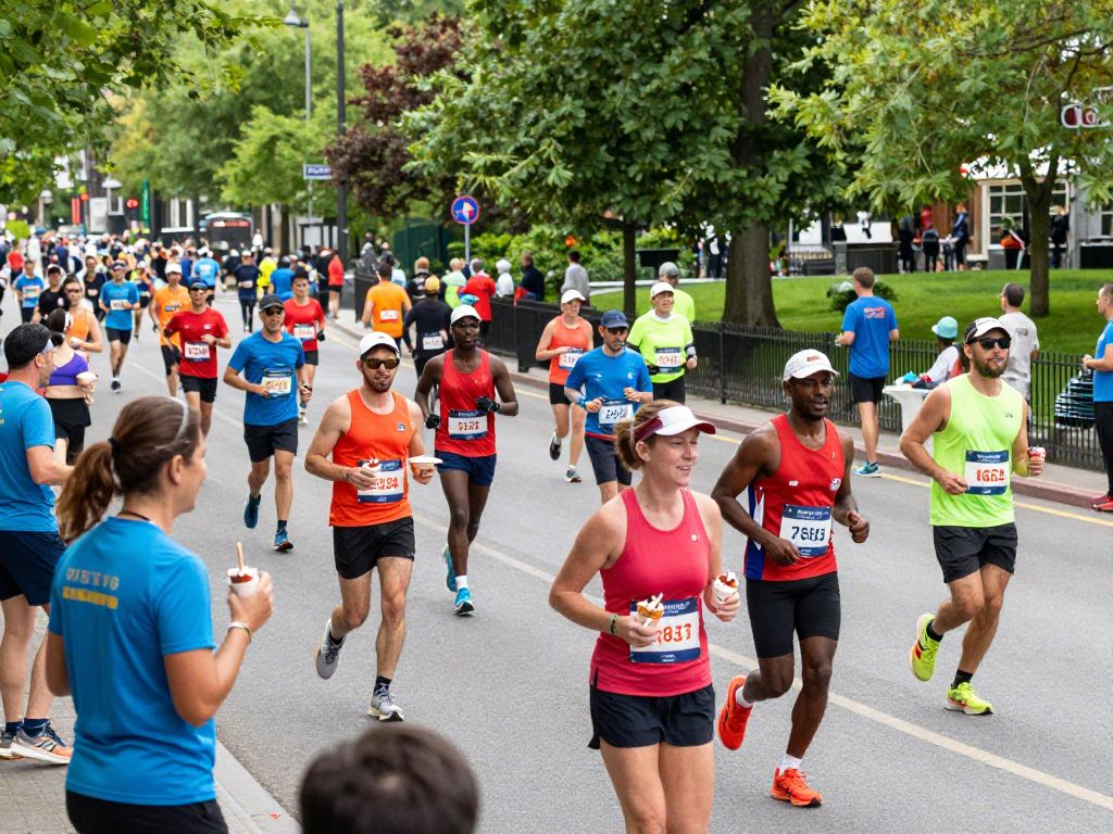Participants enjoying the Hot Chocolate Run in Atlanta