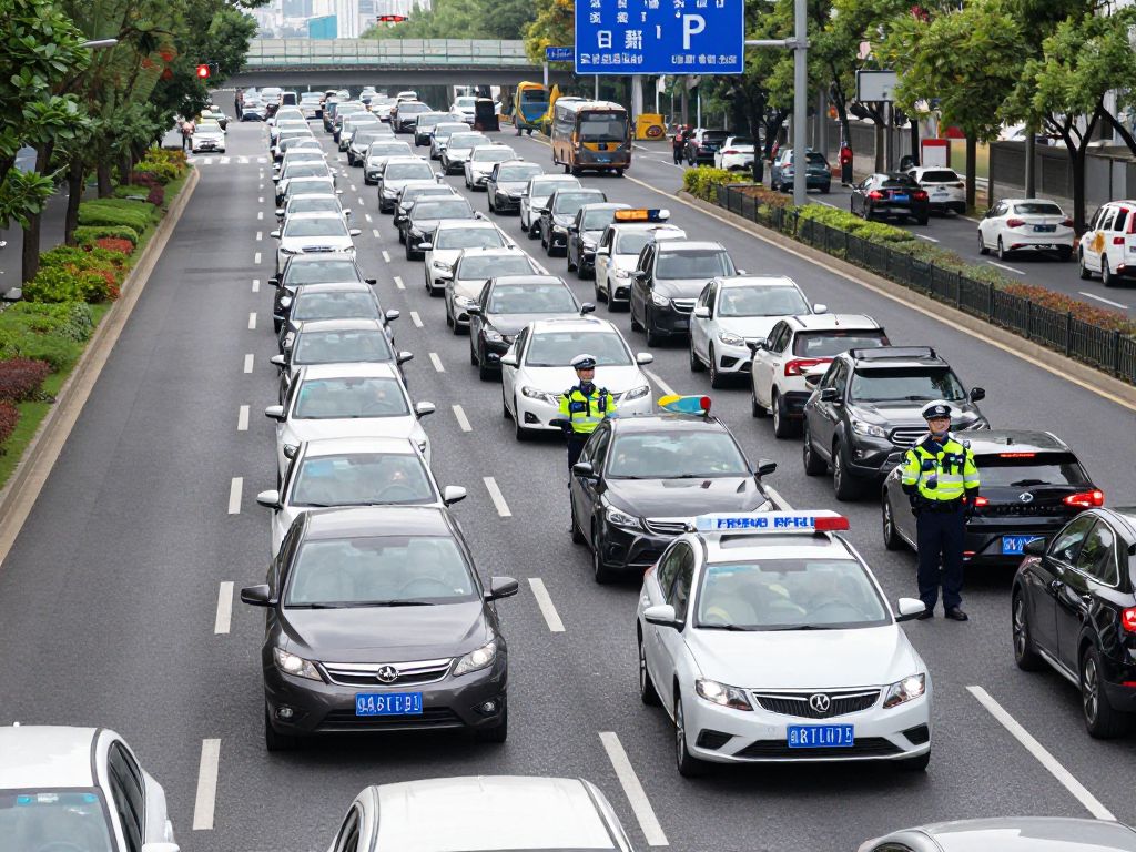Police activity on I-285 Northbound causing traffic disruption