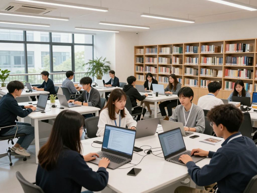 Innovative campus of Kennesaw State University with students engaged in academic activities.