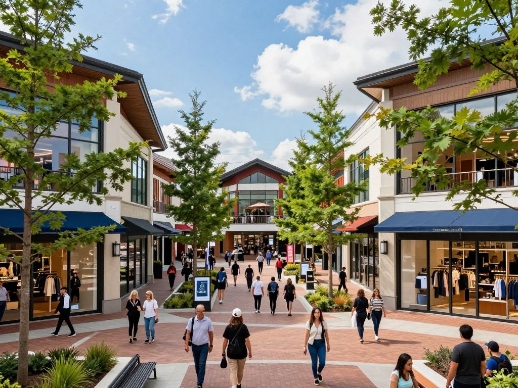 City Center Crossing retail area in Metro Atlanta