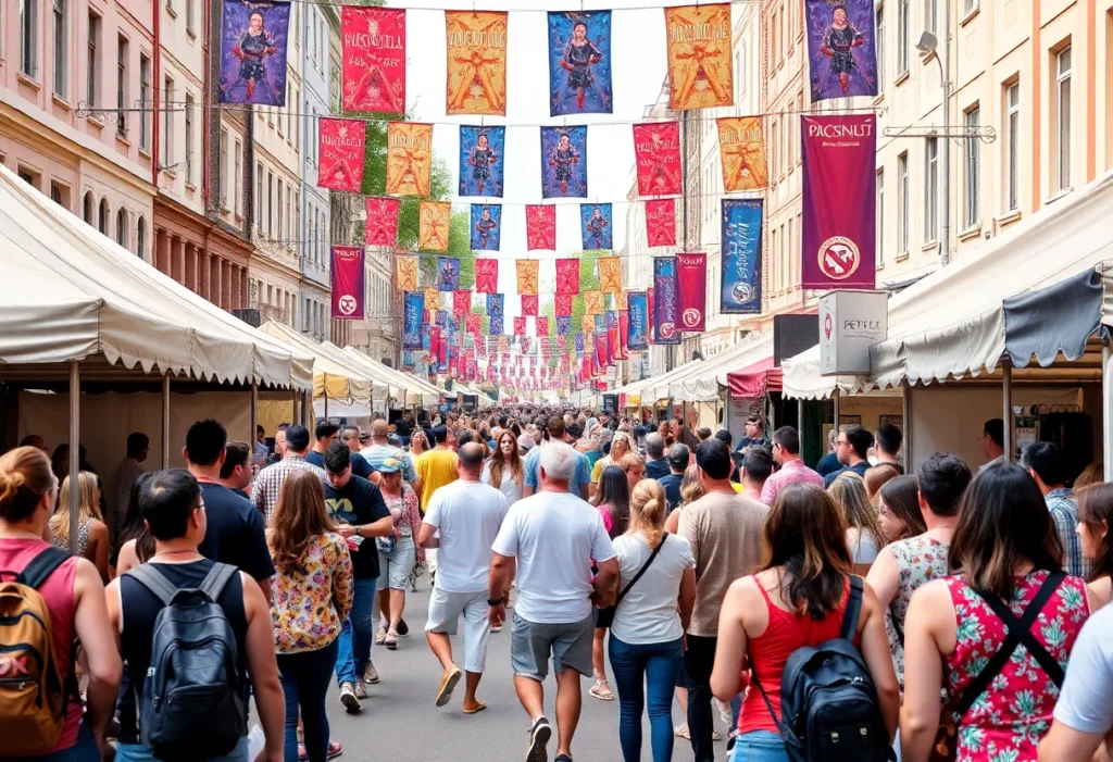 Crowd enjoying events in Metro Atlanta