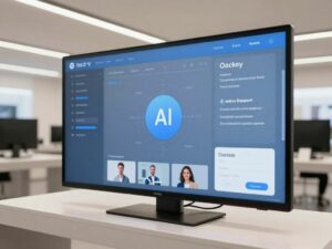 AI retail technology integration in a shopping environment