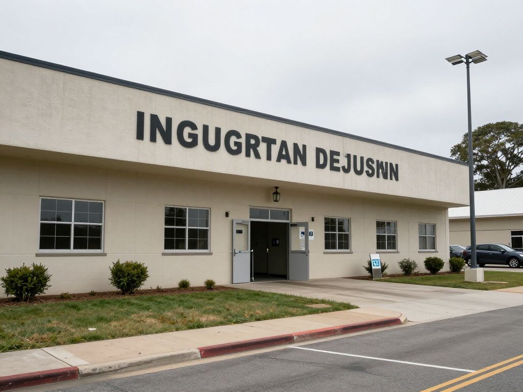 Exterior view of the Robert A. Deyton Detention Facility in Clayton County