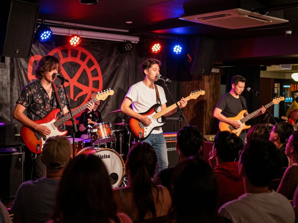 Rumours ATL tribute band performing on stage