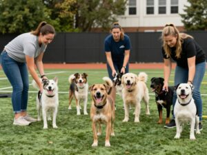 Professional pet training session at Sit Means Sit Atlanta