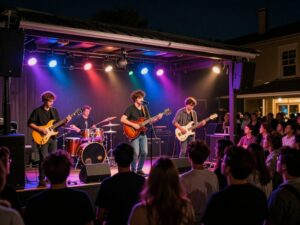 Stephen Kellogg performing at Smith's Olde Bar