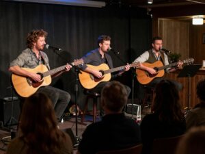 The Cody Sisters performing on stage at Eddie's Attic
