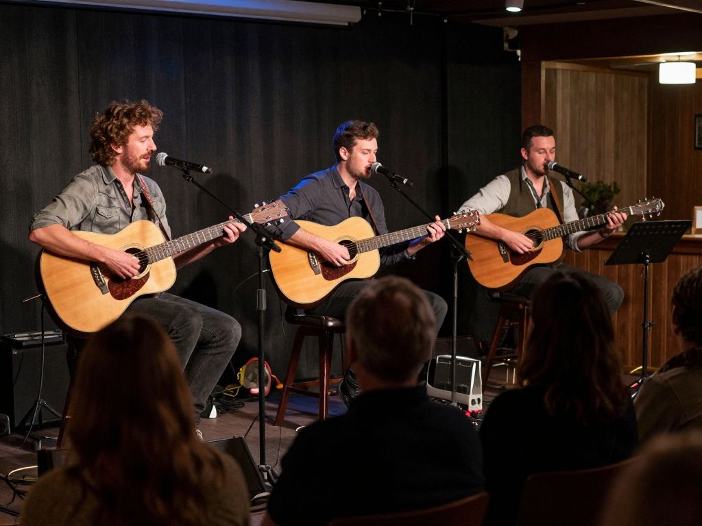 The Cody Sisters performing on stage at Eddie's Attic