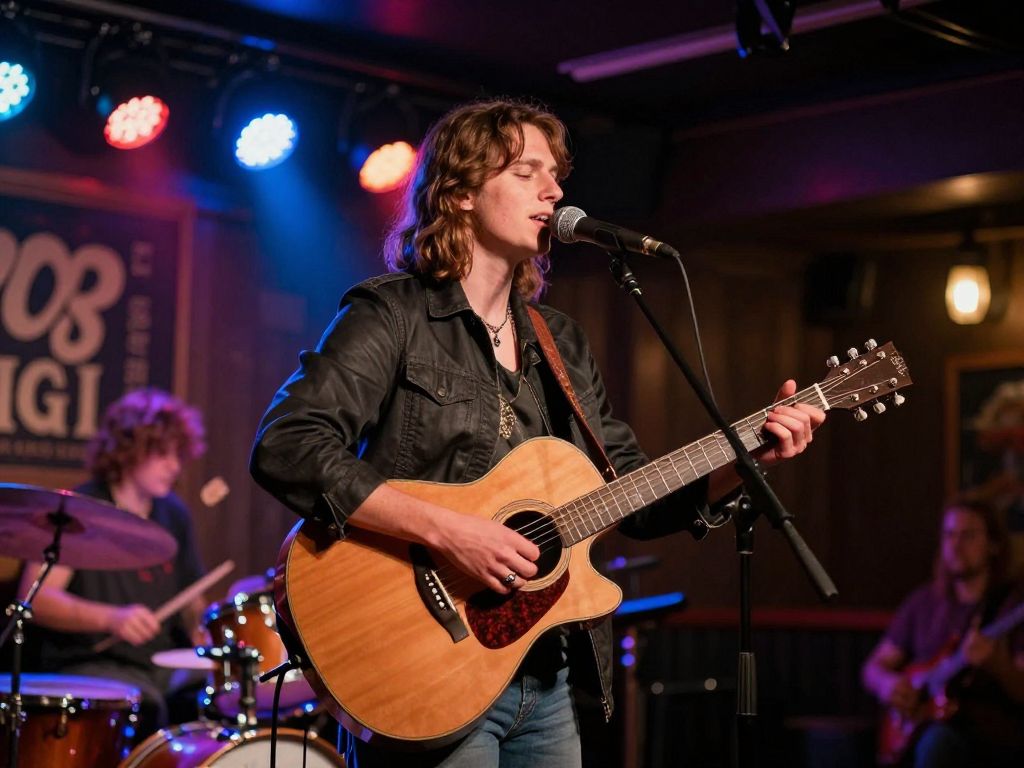 Will Kimbrough performing at Eddie's Attic in Decatur, Georgia.