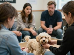 Community discussing animal rights and welfare