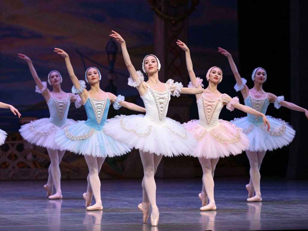 A scene from the Atlanta Ballet's Giselle performance at Cobb Energy Performing Arts Centre.