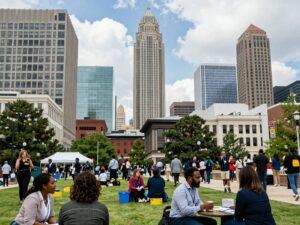 Cityscape of Atlanta representing business growth and innovation