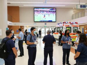 Healthcare professionals in Atlanta preparing for the World Cup
