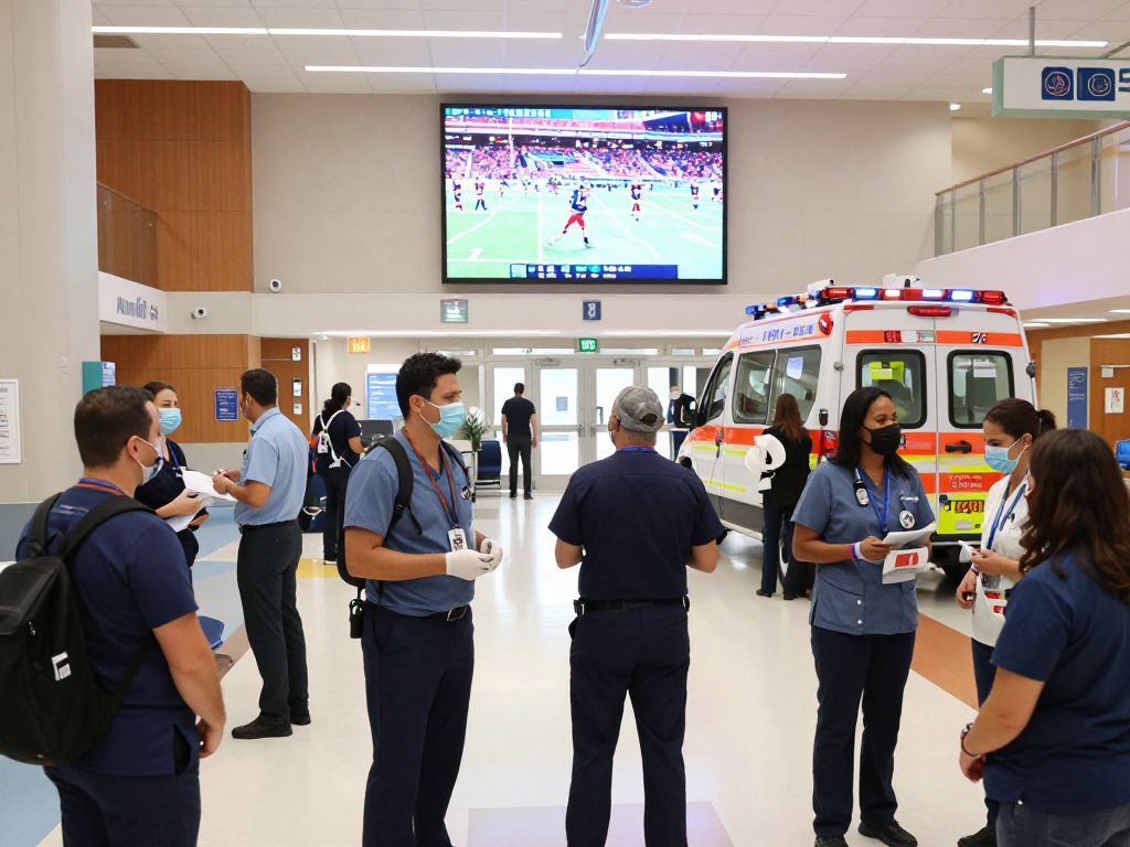 Healthcare professionals in Atlanta preparing for the World Cup
