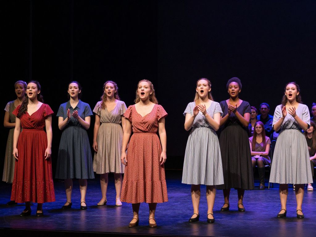 Scene from Black Girl Therapy 2 stage play at 7 Stages Theater