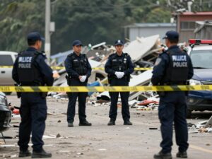 Police investigation at dump site in Clayton County