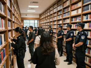 Police investigating shooting at Decatur Library