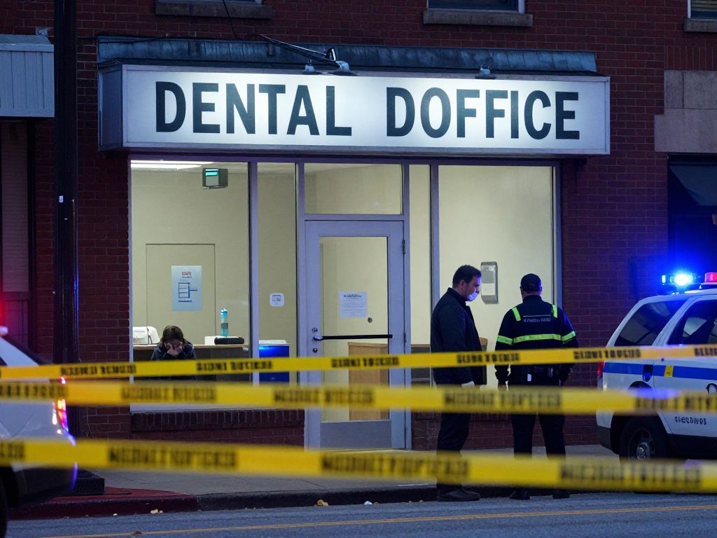 Police investigation at former dental office in Atlanta